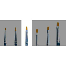 Italeri Brush Synthetic Flat - SINGLE PACK 52223 - plochý syntetický štětec (velikost 0)