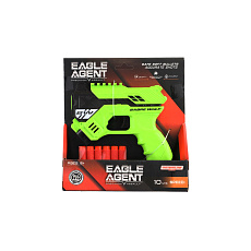 Teddies Pistole na pěnové náboje 16cm plast + 6ks nábojů