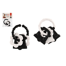 Kousátka 4 tvary kontrastní plast černobílé 2 druhy v sáčku 0m+