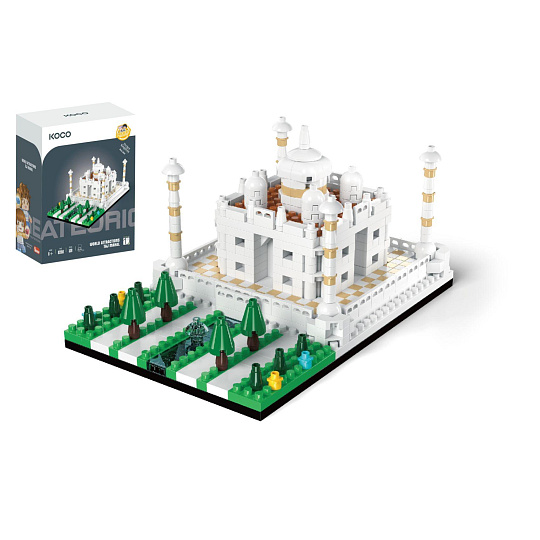 KOCO Stavebnice mini KOCO Taj Mahal plast 539 ks v krabičce 13x16,5x7cm KOCO Stavebnice mini KOCO Taj Mahal plast 539 ks v krabičce 13x16,5x7cm