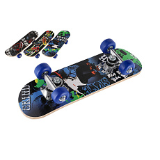 Skateboard drevěný 43cm 3 barvy ve fólii
