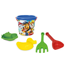Sada na písek 5ks plast Paw Patrol/Tlapková patrola modrá v síťce 12x22x12cm 12m+ Wader Sada na písek 5ks plast Paw Patrol/Tlapková patrola modrá v síťce 12x22x12cm 12m+ Wader