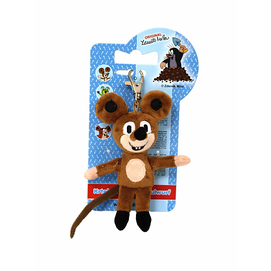 Moravská Ústředna přívešek Myška 8cm s karabinou Moravská Ústředna přívešek Myška 8cm s karabinou