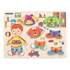 Woody Oblékání na desce "Sebastian" Woody Oblékání na desce "Sebastian"