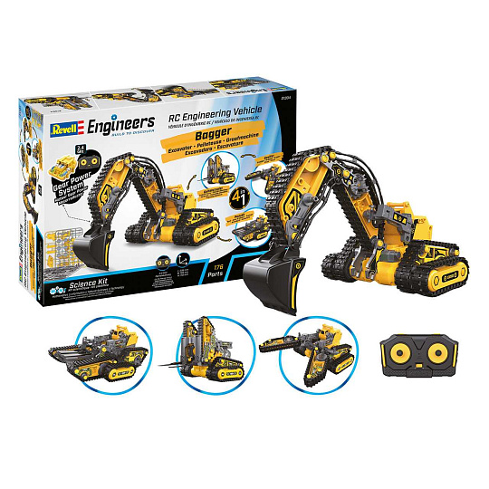 Revell Engineers 21304 - RC Engineering Vehicle 4in1