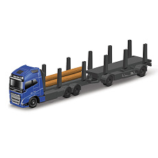 Maisto - Mini pracovní stroje, Přívěs Volvo FH16 pro těžbu dřeva Maisto - Mini pracovní stroje, Přívěs Volvo FH16 pro těžbu dřeva