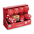 NICI DISPLAY kľúčenky FC BAYERN MÜNCHEN 7cm ASSORT, 4 druhy, 16ks, GREEN