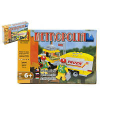 Dromader Stavebnice Dromader Auto + Vozík 25404 137ks v krabici 22x15x4,5cm Dromader Stavebnice Dromader Auto + Vozík 25404 137ks v krabici 22x15x4,5cm