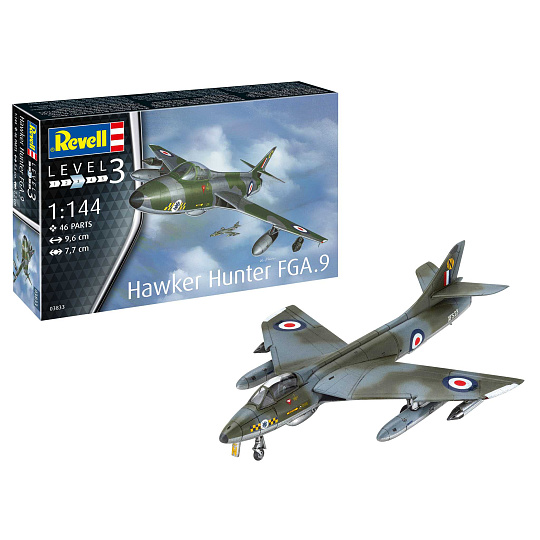 Revell ModelSet letadlo 63833 - Hawker Hunter FGA.9 (1:72)