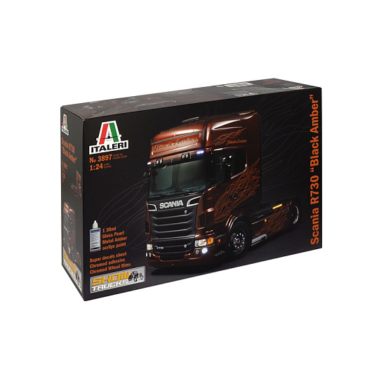 Italeri Model Kit truck 3897 - SCANIA R BLACK AMBER (1:24) Italeri Model Kit truck 3897 - SCANIA R BLACK AMBER (1:24)