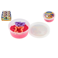 Písek tekutý NARA 100g s vykrajovátky 2ks 6 barev v plastovém kelímku 8,5x4cm 12ks v boxu Písek tekutý NARA 100g s vykrajovátky 2ks 6 barev v plastovém kelímku 8,5x4cm 12ks v boxu