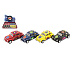 Teddies Auto Kinsmart VW Classical Beetle kov 13cm na zpětné natažení asst 4 barvy