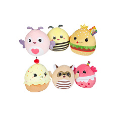 Zvířátko/Jídlo plyšové 21x25cm 6 druhů 