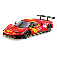 Bburago - RACING,  Ferrari 296 GT3 2023 v dekorativním boxu, 1:43