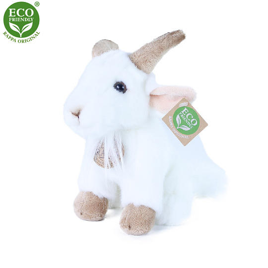 Rappa Plyšové kůzle sedící 18 cm ECO-FRIENDLY