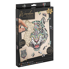 Mac Toys Dřevěné puzzle Tygr - 132ks