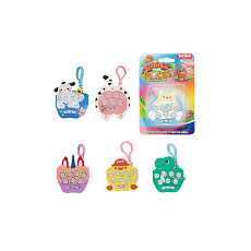 Teddies Hra postřehová/paměťová zvířátko plast na baterie se světlem se zvukem mix druhů na kartě 11x16cm