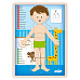 Woody Puzzle "Lidské tělo" - Kluk SK