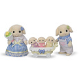 Sylvanian Families 5735 Rodina Flora králíci s trojčaty