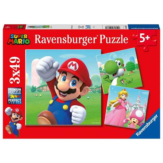 Ravensburger Super Mario 3x49 dílků Ravensburger Super Mario 3x49 dílků