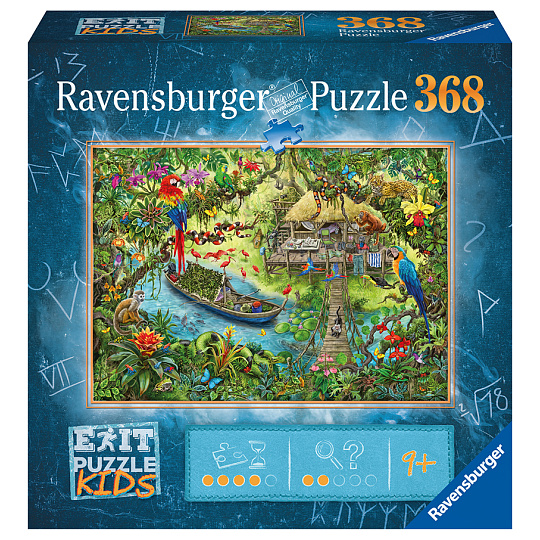 Ravensburger Exit KIDS Puzzle: Džungle 368 dílků Ravensburger Exit KIDS Puzzle: Džungle 368 dílků