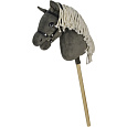 STEPPOS Premium Hobby horse Scarlet šedá 70cm