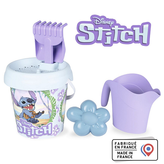 Smoby Kyblíček Stitch s konvičkou a přísl., střední
