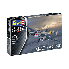 Revell Plastic ModelKit letadlo 03798 - Arado AR-240 (1:72) Revell Plastic ModelKit letadlo 03798 - Arado AR-240 (1:72)