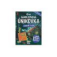 Samolepková únikovka Chatrč v lese 20x26cm CZ verze
