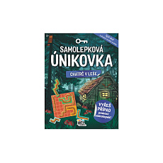 Jiri Models Samolepková únikovka Chatrč v lese 20x26cm CZ verze