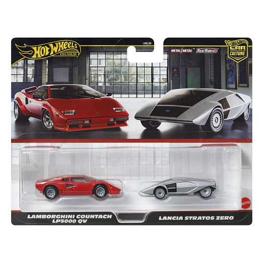 Mattel Hot Wheels 2ks prémiový angličák - Lancia/Lambo Mattel Hot Wheels 2ks prémiový angličák - Lancia/Lambo