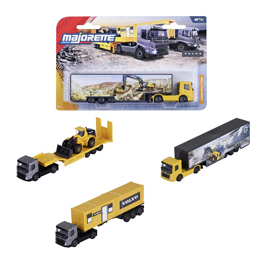 Majorette Volvo Transporter, 3 druhy