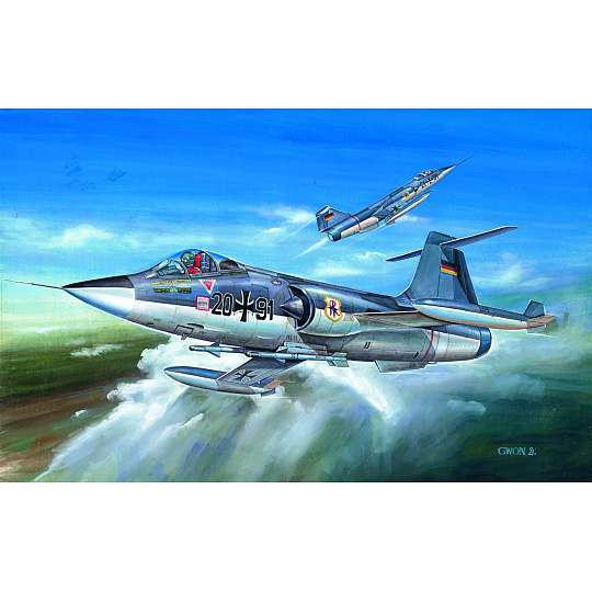 Academy Model Kit letadlo 12443 - F-104G (1:72)