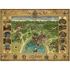 Ravensburger Harry Potter: Mapa Bradavic 1500 dílků