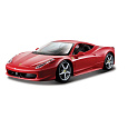 Bburago - RACE+PLAY, Ferrari 458 Italia, červená, 1:24