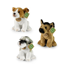Rappa Plyšový pes jack russell knírač německý ovčák 20 cm ECO-FRIENDLY
