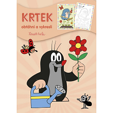 Rappa omalovánka A5 Krtek obtáhni a vykresli