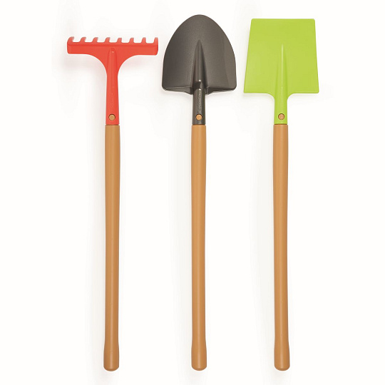 Ecoiffier Sada velkého zahradnického nářadí (3ks) 70 cm