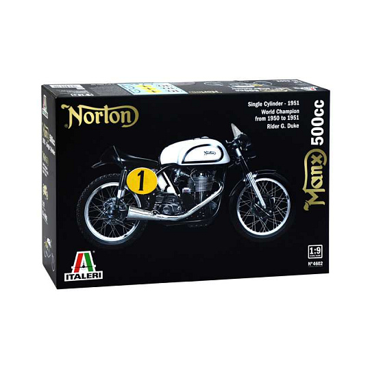 Italeri Model Kit motorka 4602 - NORTON MANX 500cc 1951 (1:9)