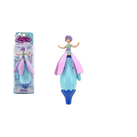 Vystřelovací víla panenka plast 17cm 4 barvy v krabičce 8x24x6cm Vystřelovací víla panenka plast 17cm 4 barvy v krabičce 8x24x6cm