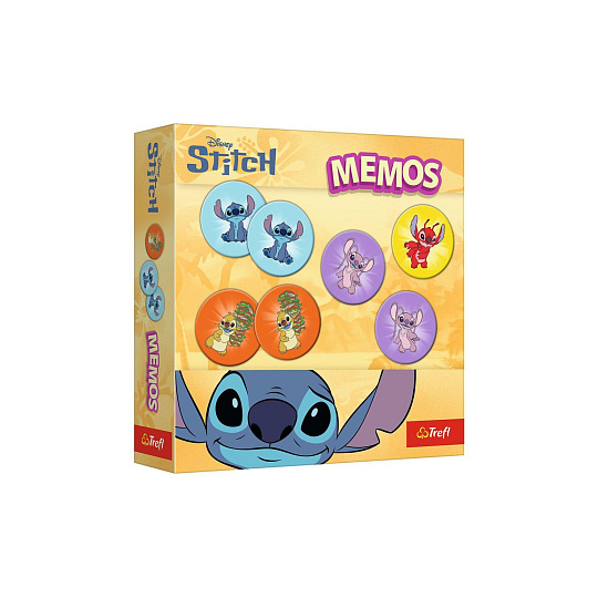 Pexeso papírové Lilo & Stitch společenská hra 36 kusů v krabici 20x20x5cm