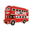 Rappa Woodcraft Dřevěné 3D puzzle Doubledecker