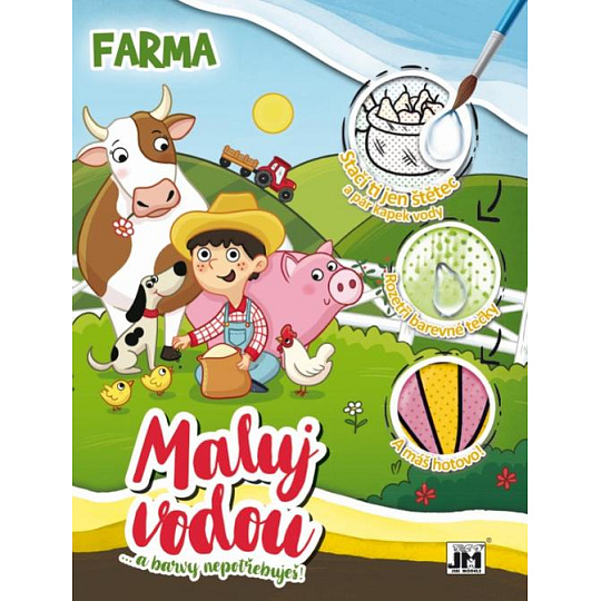 Jiri Models Omalovánka vodová A4 Farma