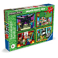 Ravensburger Minecraft 4x100 dílků