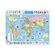 Dino SVĚT POLITICKÁ MAPA 107 d. EDU Puzzle