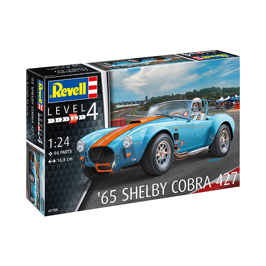 Revell Plastic ModelKit auto 07708 - 65 Shelby Cobra 427 (1:24)