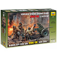 Zvezda Model Kit figurky 3610 - PAK-36 with Crew (1:35)