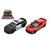 Teddies Auto Kinsmart Chevrolet Camaro policie/hasiči 12cm kov asst 2 barvy na zpětné natažení