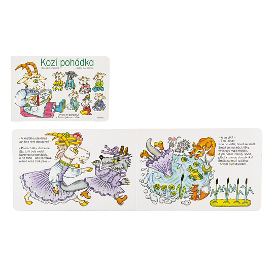 Knížka Kozí pohádka 24x16cm CZ text 24m+ Knížka Kozí pohádka 24x16cm CZ text 24m+