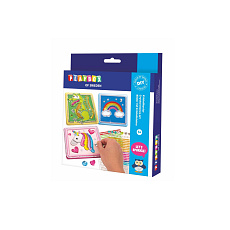 Diamantový obrázek 3ks s doplňky v krabici 18x21cm Diamantový obrázek 3ks s doplňky v krabici 18x21cm